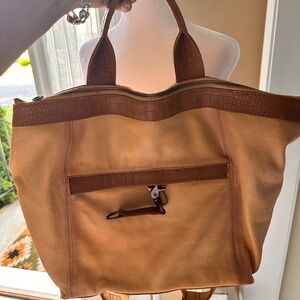 Free People Leather Handbag Backpack New without tags